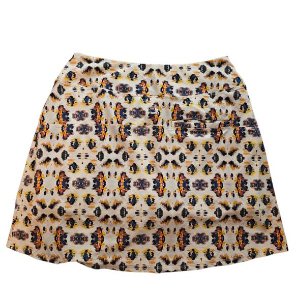 Foraygolf Ikat Tan Multi Skirt Size Medium - Picture 7 of 9